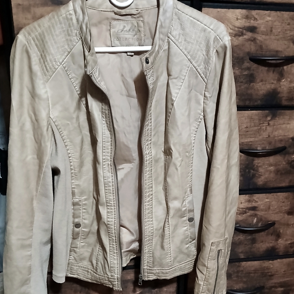 Shelby collection faux leather jacket